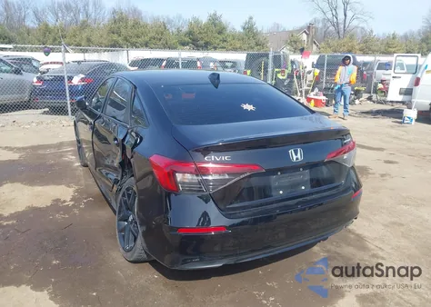 2022 Honda Civic Sport из США, поврежденный, VIN 2HGFE2F52NH600629